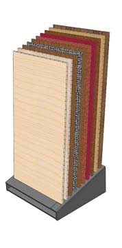 porcelain tile wide format display